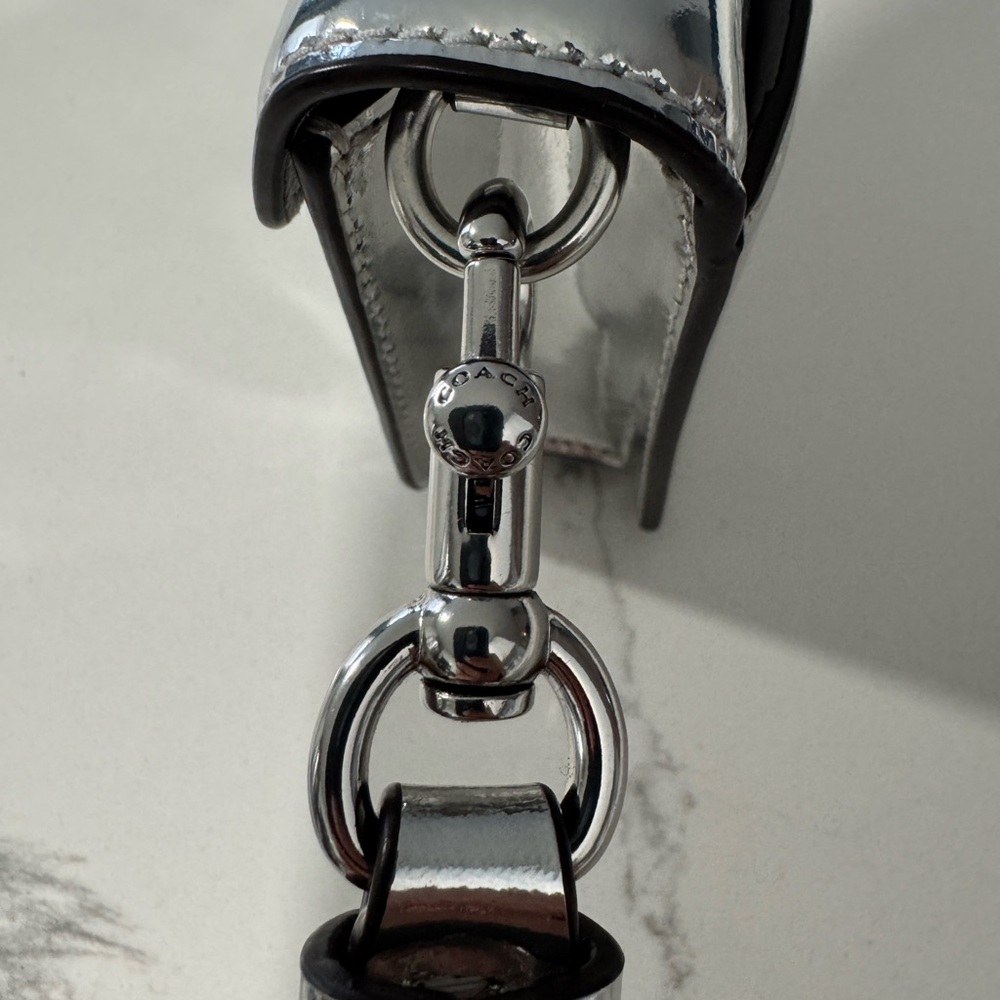 Coach Tabby Metallic Wristlet - Picture 9 of 13